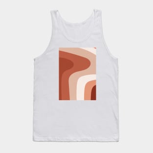 Colorful Retro Waves 4 Tank Top